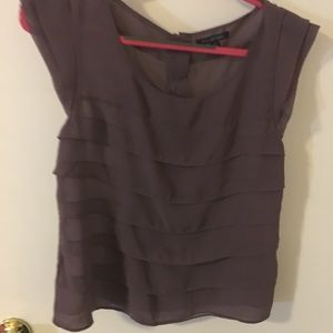 American eagle scalloped top